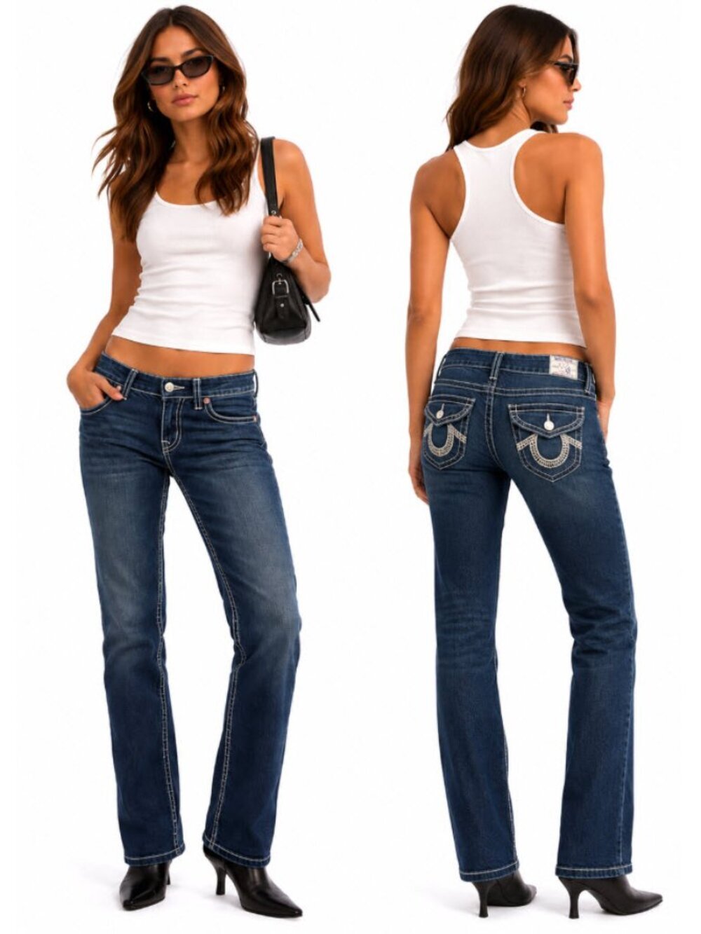 TRUE Religion Low Rise Straight Jean 27